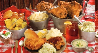 Southern homestyle feast at Hatfield & McCoy Dinner Feud