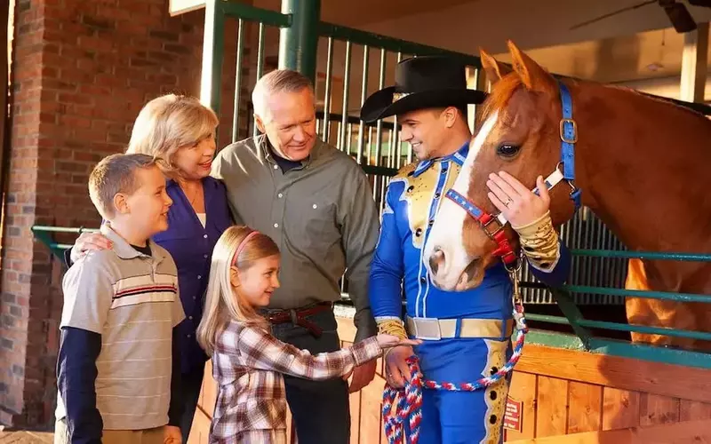 Family at a Horse Walk